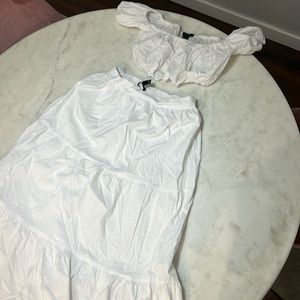 Forever21 white two piece
